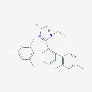 molecular formula C31H40N2 B288899 N1,N2-Diisopropyl-2,6-dimesitylbenzamidine 