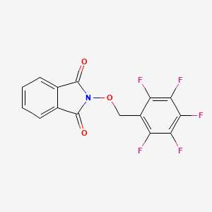 molecular formula C15H6F5NO3 B2889017 2-[(全氟苯基)甲氧基]异吲哚啉-1,3-二酮 CAS No. 57981-01-8