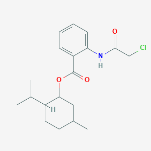 5-Methyl-2-(propan-2-yl)cyclohexyl 2-(2-chloroacetamido)benzoate