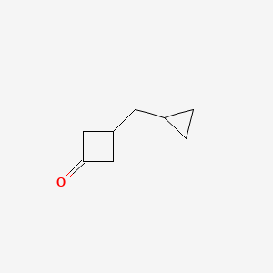 3-(Cyclopropylmethyl)cyclobutan-1-one