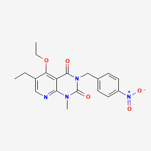 5-ethoxy-6-ethyl-1-methyl-3-(4-nitrobenzyl)pyrido[2,3-d]pyrimidine-2,4(1H,3H)-dione