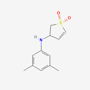 molecular formula C12H15NO2S B2889047 N-(3,5-dimethylphenyl)-1,1-dioxo-2,3-dihydrothiophen-3-amine CAS No. 878669-09-1