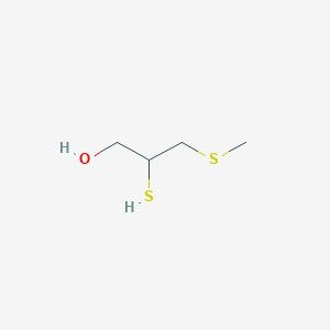 molecular formula C4H10OS2 B2889059 3-Methylsulfanyl-2-sulfanylpropan-1-ol CAS No. 219519-49-0