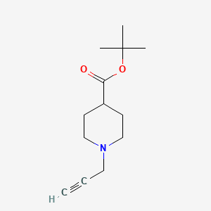 molecular formula C13H21NO2 B2889084 Tert-butyl 1-(prop-2-yn-1-yl)piperidine-4-carboxylate CAS No. 2031268-95-6