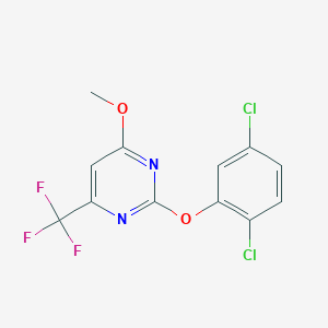 2-(2,5-Dichlorophenoxy)-4-methoxy-6-(trifluoromethyl)pyrimidine