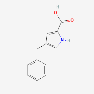 molecular formula C12H11NO2 B2889129 4-苄基-1H-吡咯-2-羧酸 CAS No. 856256-71-8