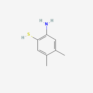 molecular formula C8H11NS B2889133 2-氨基-4,5-二甲苯硫酚 CAS No. 100601-29-4