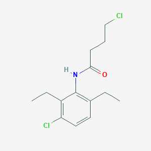 molecular formula C14H19Cl2NO B2889154 4-氯-N-(3-氯-2,6-二乙基苯基)丁酰胺 CAS No. 730950-18-2