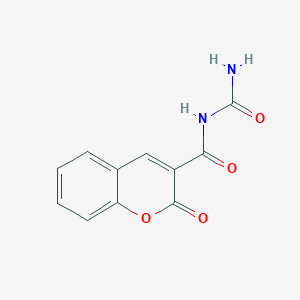 molecular formula C11H8N2O4 B288917 3-Allophanoylcoumarin 