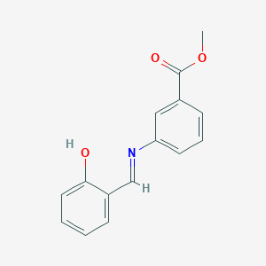 methyl 3-{[(1E)-(2-hydroxyphenyl)methylene]amino}benzoate