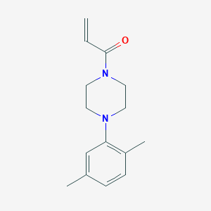 molecular formula C15H20N2O B2889177 1-[4-(2,5-Dimethylphenyl)piperazin-1-yl]prop-2-en-1-one CAS No. 2286541-72-6