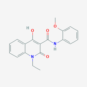 1-ethyl-4-hydroxy-N-(2-methoxyphenyl)-2-oxo-1,2-dihydroquinoline-3-carboxamide