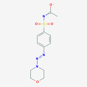 N-[4-(morpholin-4-yldiazenyl)phenyl]sulfonylethanimidate