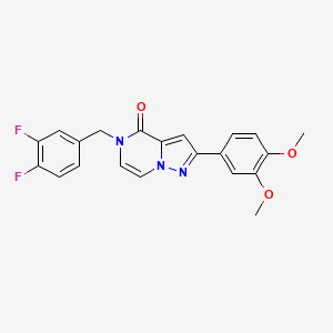 5-(3,4-difluorobenzyl)-2-(3,4-dimethoxyphenyl)pyrazolo[1,5-a]pyrazin-4(5H)-one
