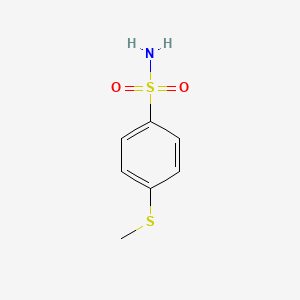 molecular formula C7H9NO2S2 B2889222 4-(Methylthio)benzenesulfonamide CAS No. 3476-16-2