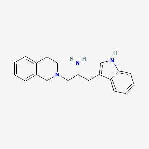 1-(3,4-Dihydro-1H-isoquinolin-2-yl)-3-(1H-indol-3-yl)propan-2-amine