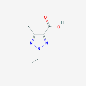 molecular formula C6H9N3O2 B2889272 2-ethyl-5-methyl-2H-1,2,3-triazole-4-carboxylic acid CAS No. 871892-44-3