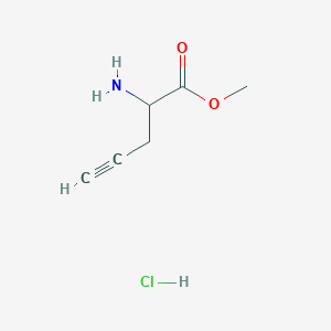 B2889294 Methyl 2-aminopent-4-ynoate hydrochloride CAS No. 178389-41-8