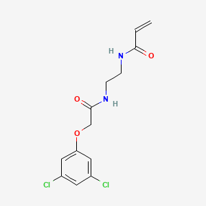 N-[2-[[2-(3,5-Dichlorophenoxy)acetyl]amino]ethyl]prop-2-enamide