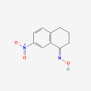 molecular formula C10H10N2O3 B2889348 N-(7-nitro-1,2,3,4-tetrahydronaphthalen-1-ylidene)hydroxylamine CAS No. 58490-99-6