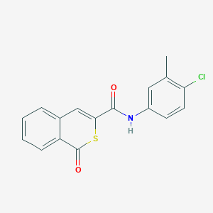 molecular formula C17H12ClNO2S B2889390 N-(4-chloro-3-methylphenyl)-1-oxo-1H-isothiochromene-3-carboxamide CAS No. 933022-87-8