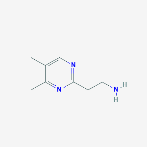 molecular formula C8H13N3 B2889425 2-(4,5-Dimethylpyrimidin-2-yl)ethan-1-amine CAS No. 933745-58-5