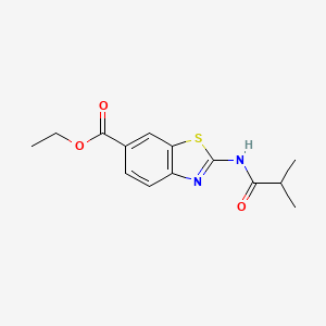 Ethyl 2-isobutyramidobenzo[d]thiazole-6-carboxylate