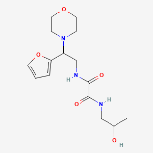 N1-(2-(furan-2-yl)-2-morpholinoethyl)-N2-(2-hydroxypropyl)oxalamide