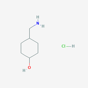 molecular formula C7H16ClNO B2889535 顺式-4-(氨甲基)环己醇盐酸盐 CAS No. 1394042-77-3