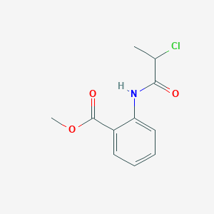 molecular formula C11H12ClNO3 B2889592 Methyl 2-[(2-chloropropanoyl)amino]benzoate CAS No. 72544-42-4