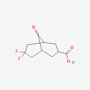 7,7-Difluoro-9-oxobicyclo[3.3.1]nonane-3-carboxylic acid