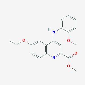 Methyl 6-ethoxy-4-((2-methoxyphenyl)amino)quinoline-2-carboxylate
