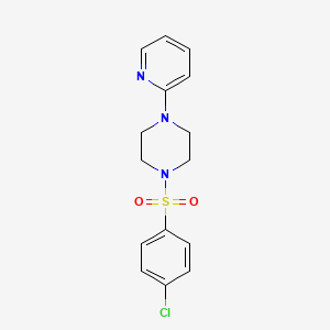 4-Chloro-1-((4-(2-pyridyl)piperazinyl)sulfonyl)benzene