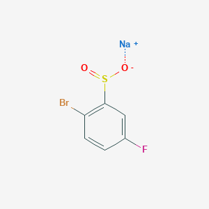 Sodium 2-bromo-5-fluorobenzene-1-sulfinate