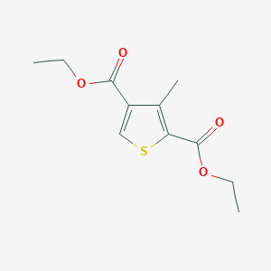 molecular formula C11H14O4S B2889654 Diethyl 3-methylthiophene-2,4-dicarboxylate CAS No. 14559-14-9