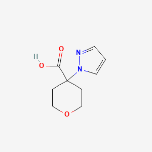 molecular formula C9H12N2O3 B2889660 4-吡唑-1-氧杂-4-羧酸 CAS No. 1249601-23-7