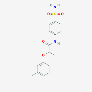 2-(3,4-dimethylphenoxy)-N-(4-sulfamoylphenyl)propanamide