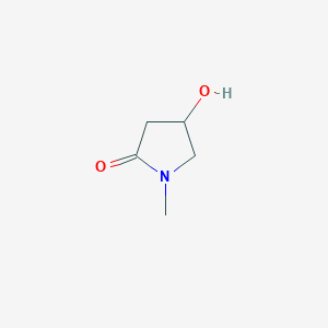 molecular formula C5H9NO2 B2889683 4-Hydroxy-1-methylpyrrolidin-2-one CAS No. 222856-39-5