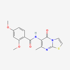 1-[3-(isobutyrylamino)benzoyl]-N-(2-methoxyethyl)piperidine-4-carboxamide