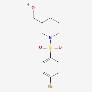 {1-[(4-Bromophenyl)sulfonyl]-3-piperidinyl}methanol