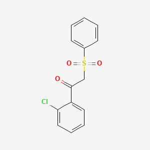 molecular formula C14H11ClO3S B2889738 1-(2-Chlorophenyl)-2-(phenylsulfonyl)-1-ethanone CAS No. 344266-59-7