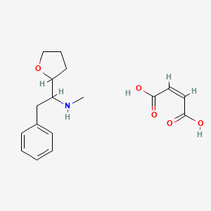 molecular formula C17H23NO5 B2889757 (Z)-But-2-enedioic acid;N-methyl-1-(oxolan-2-yl)-2-phenylethanamine CAS No. 2247108-52-5