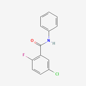 molecular formula C13H9ClFNO B2889807 5-chloro-2-fluoro-N-phenylbenzamide CAS No. 941380-01-4
