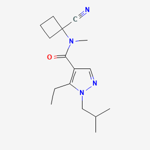 N-(1-cyanocyclobutyl)-5-ethyl-N-methyl-1-(2-methylpropyl)-1H-pyrazole-4-carboxamide