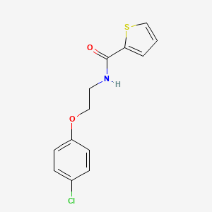 N-[2-(4-chlorophenoxy)ethyl]thiophene-2-carboxamide