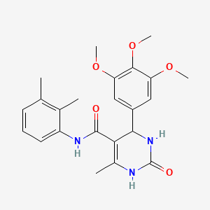N-(2,3-dimethylphenyl)-2-hydroxy-4-methyl-6-(3,4,5-trimethoxyphenyl)-1,6-dihydropyrimidine-5-carboxamide