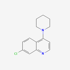 molecular formula C14H15ClN2 B2889857 7-Chloro-4-(1-piperidinyl)quinoline CAS No. 161467-87-4