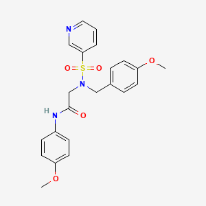 2-(N-(4-methoxybenzyl)pyridine-3-sulfonamido)-N-(4-methoxyphenyl)acetamide