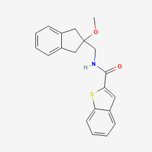 molecular formula C20H19NO2S B2889862 N-((2-methoxy-2,3-dihydro-1H-inden-2-yl)methyl)benzo[b]thiophene-2-carboxamide CAS No. 2034445-16-2