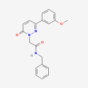 N-benzyl-2-[3-(3-methoxyphenyl)-6-oxopyridazin-1-yl]acetamide